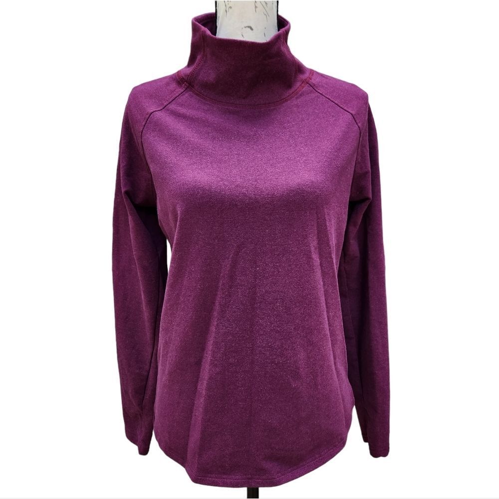 Etonic -525 Long Sleeve Mock Neck Top Magenta Small‎